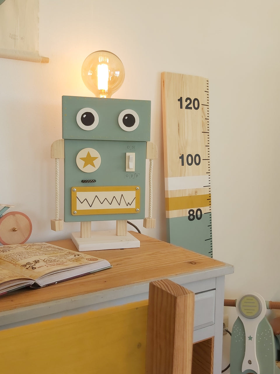Candeeiro de mesa Robot Trend - Robot Trend table lamp