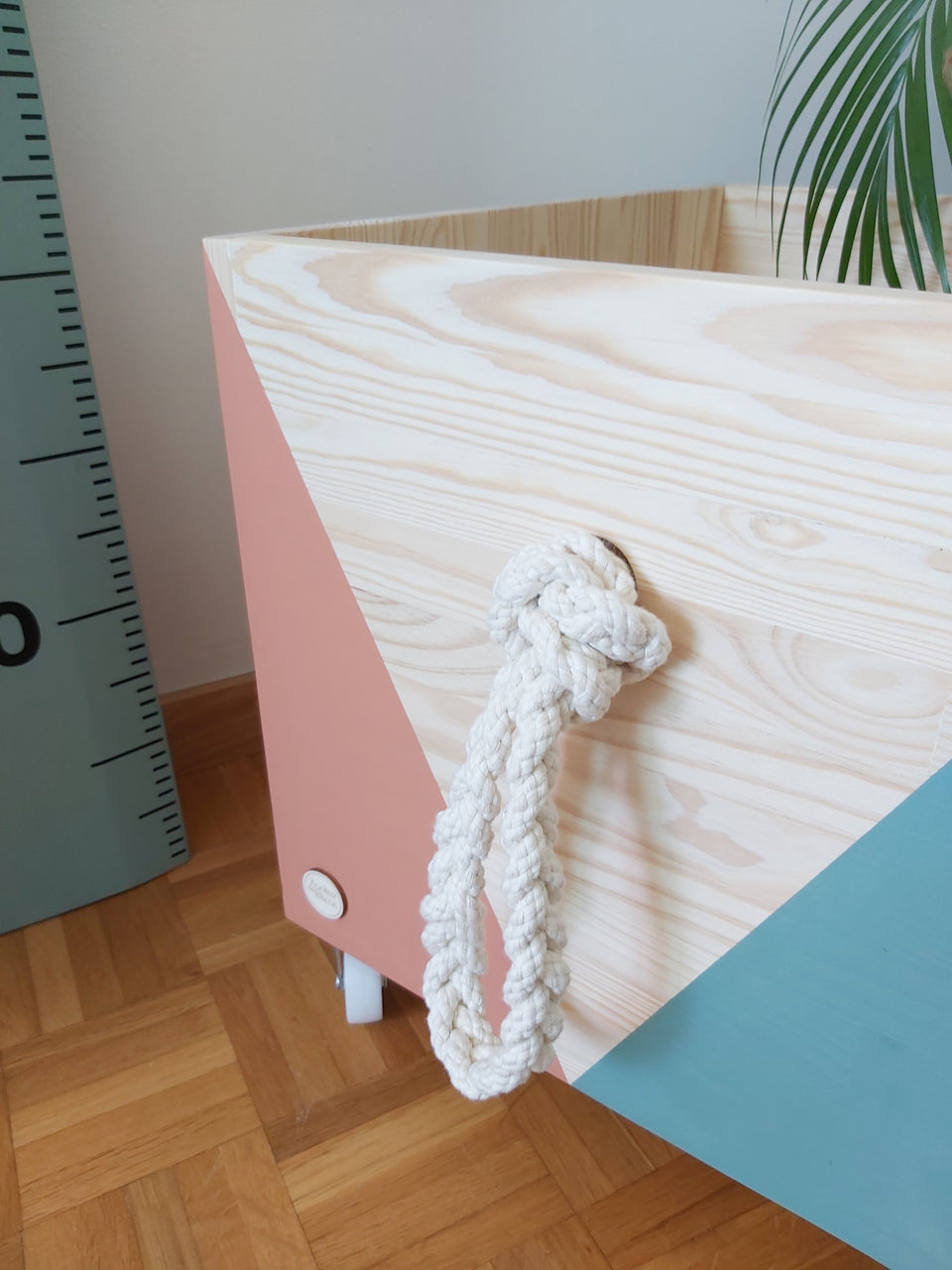 Wooden box - Caixote de arrumação -Terracota