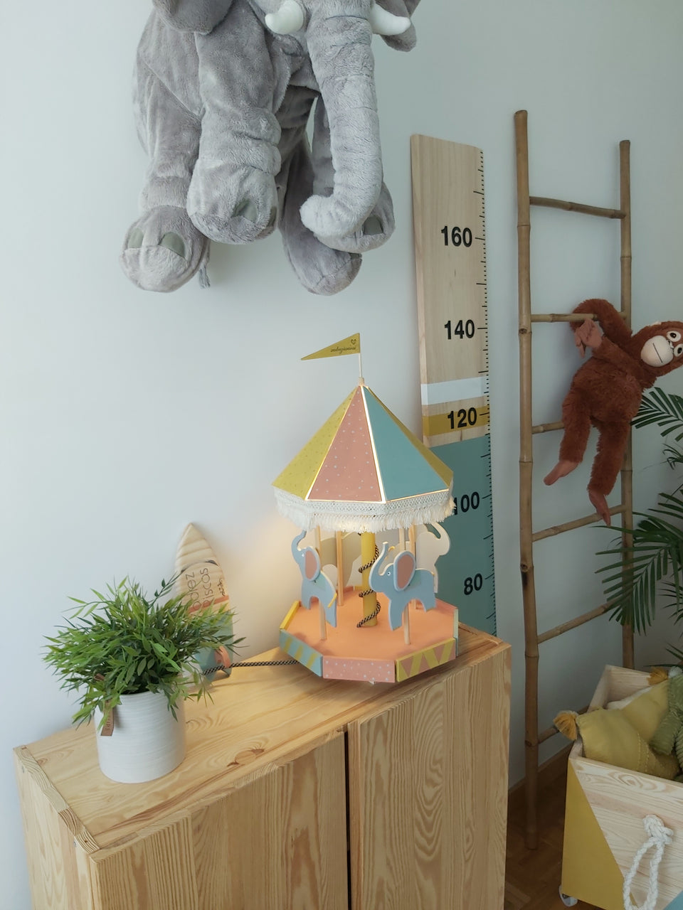 Candeeiro Carrossel Elefante - Carousel Lamp Elefante