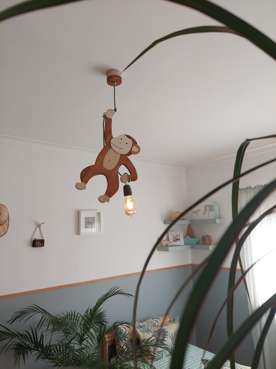 Candeeiro de tecto "Macaco"   -  Monkey ceiling lamp