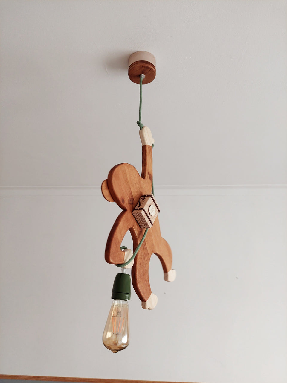 Candeeiro de tecto "Macaco"   -  Monkey ceiling lamp