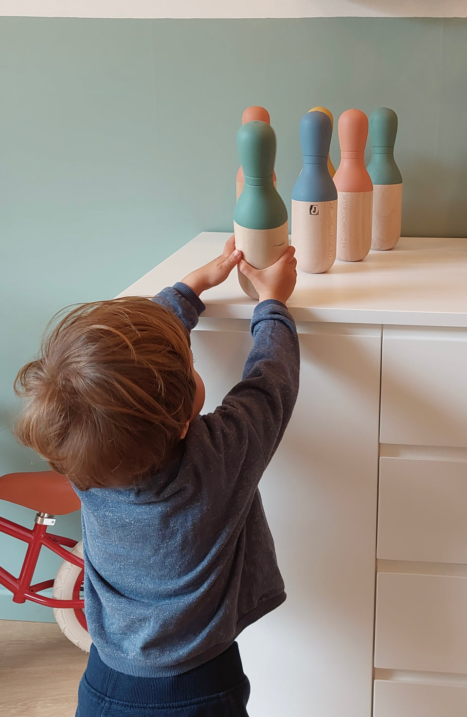Jogo Bowling Madeira - Wooden Bowling Game