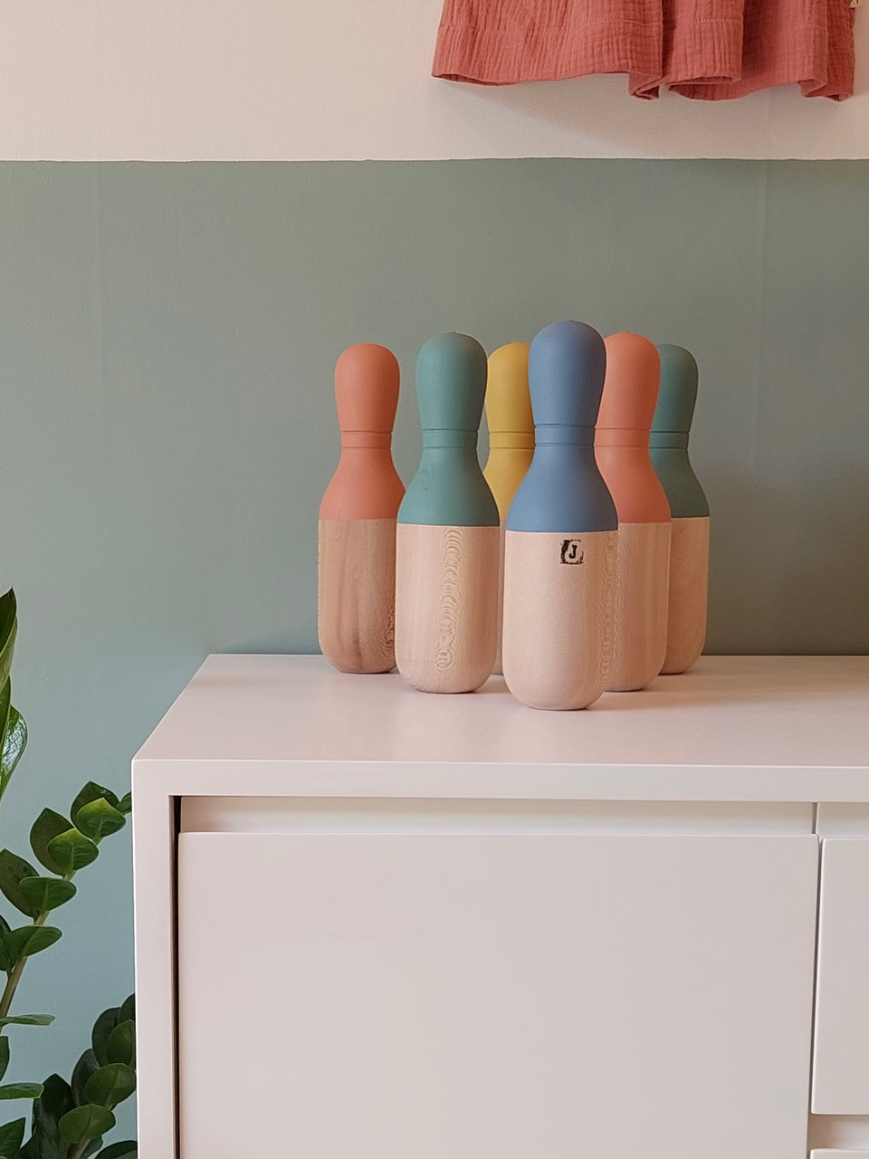 Jogo Bowling Madeira - Wooden Bowling Game