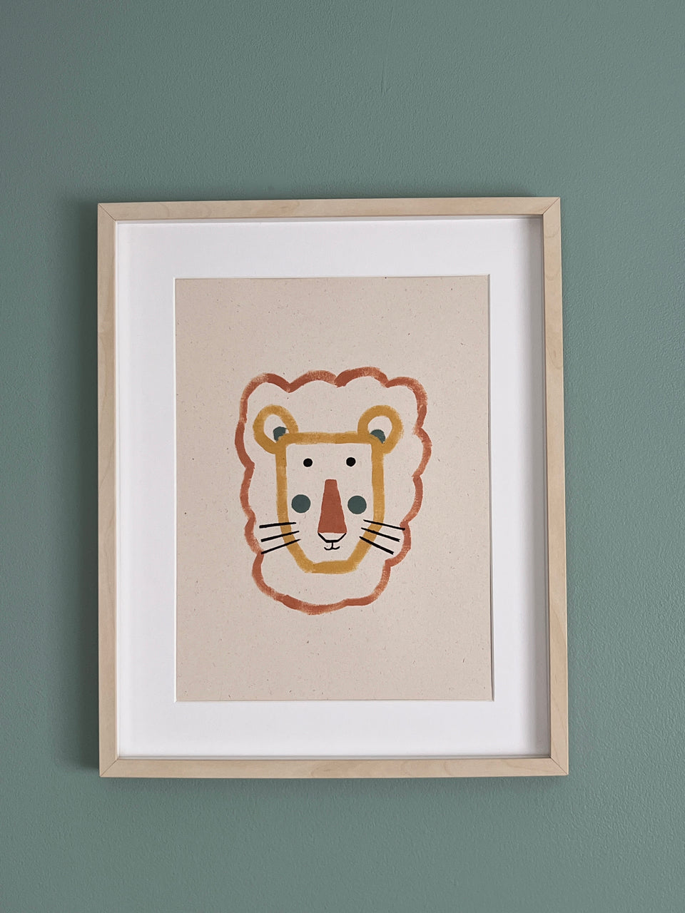 Ilustrações Leão - 30x40