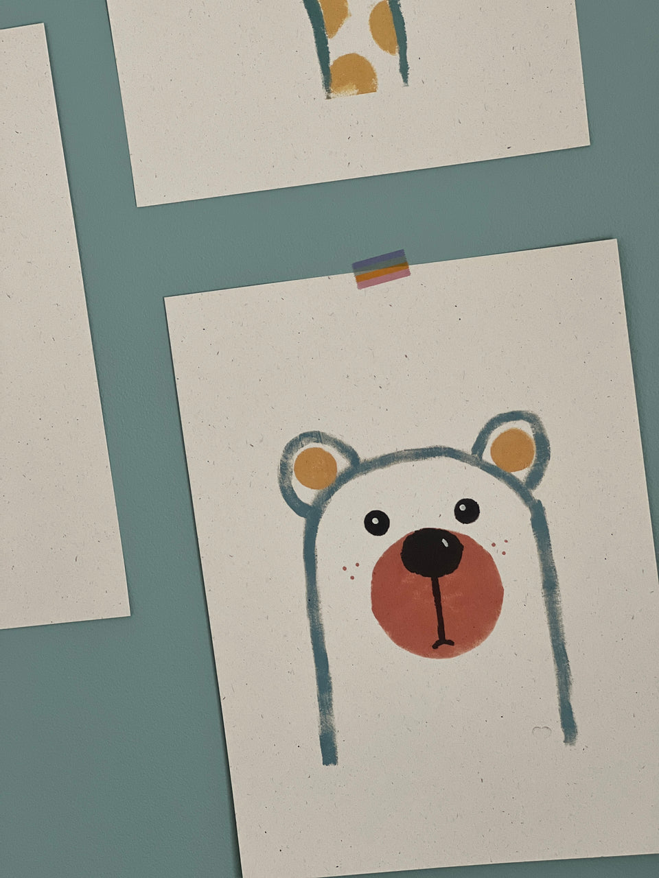 Ilustrações Urso - 30x40