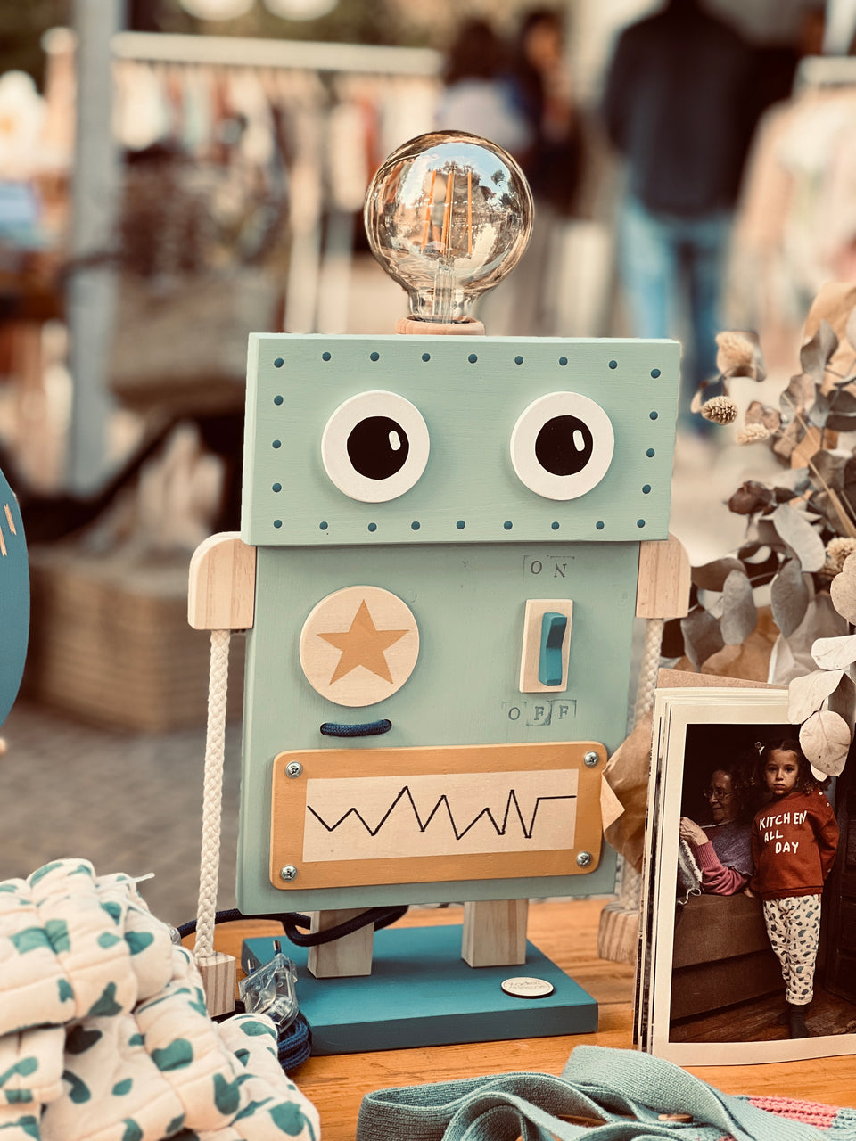 Candeeiro de mesa Robot Trend- Farao / Robot table lamp Trend- Farao