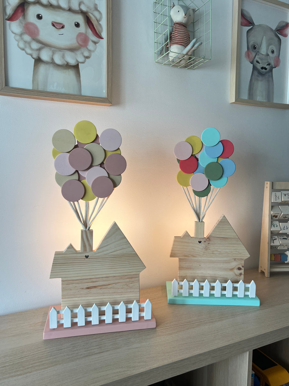 Candeeiro "Up Pixar" tutti color - Lamp light Up Pixar tutti color