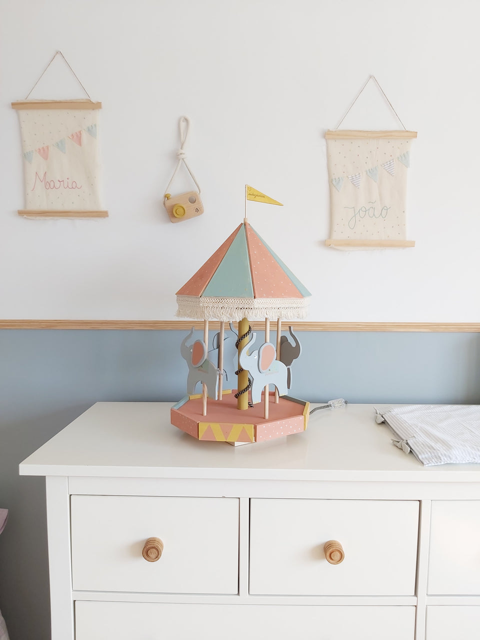 Candeeiro Carrossel Elefante - Carousel Lamp Elefante