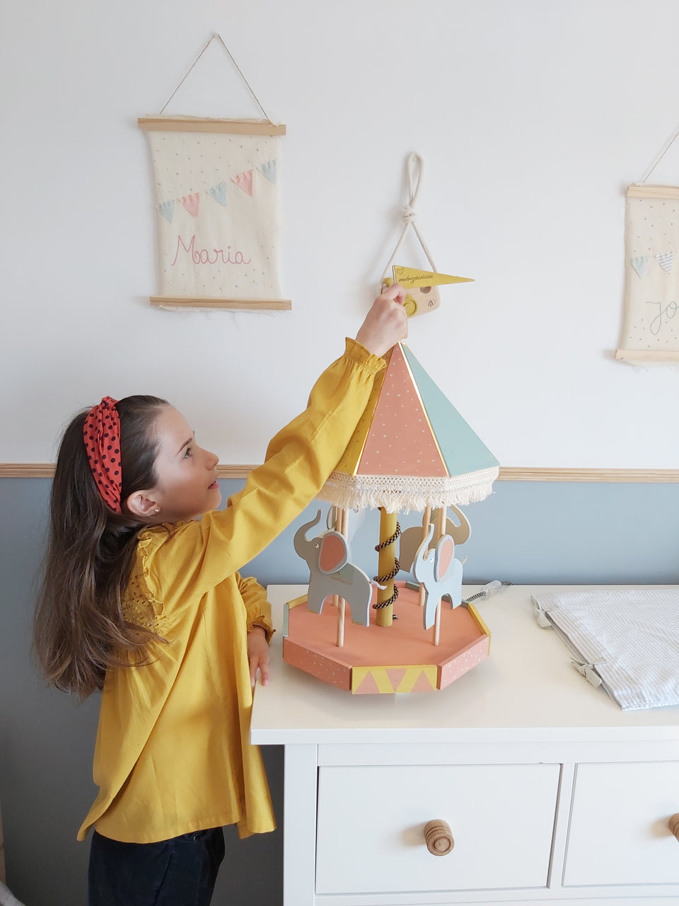 Candeeiro Carrossel Elefante - Carousel Lamp Elefante