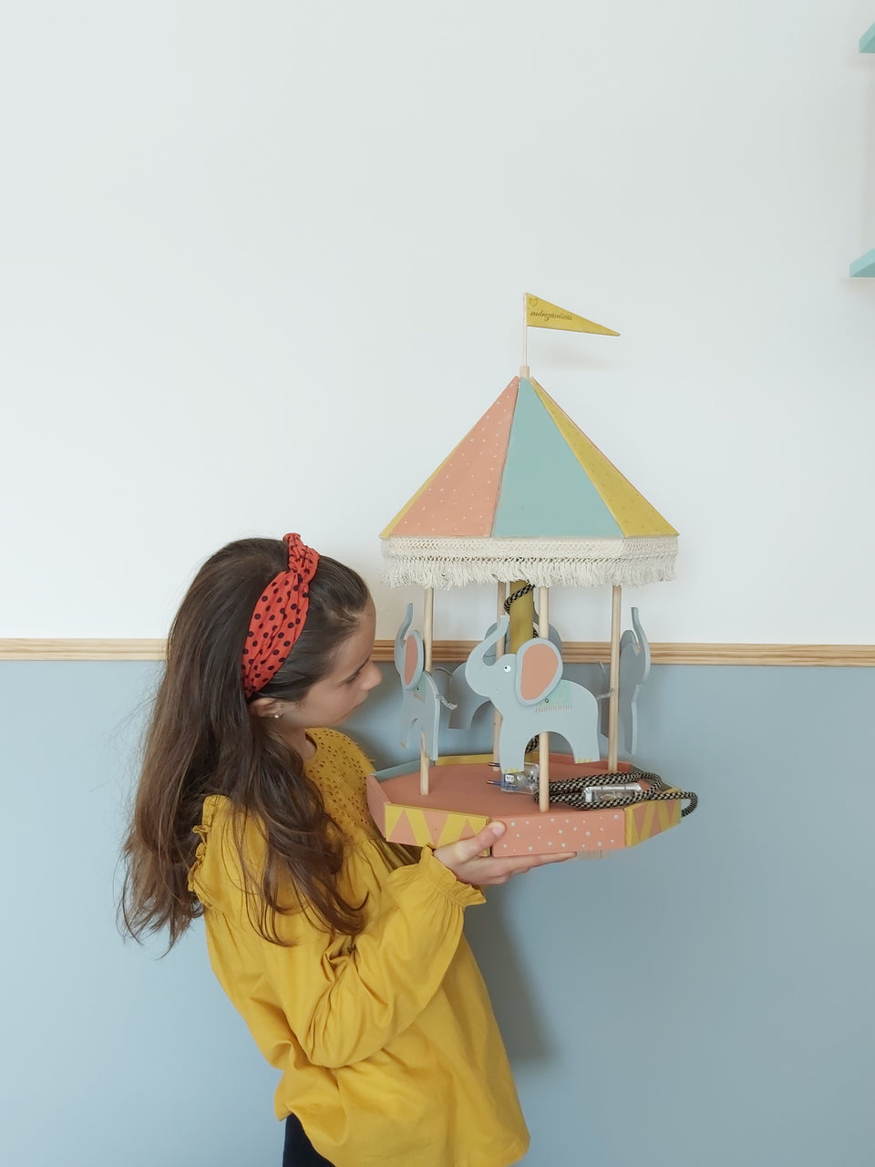 Candeeiro Carrossel Elefante - Carousel Lamp Elefante