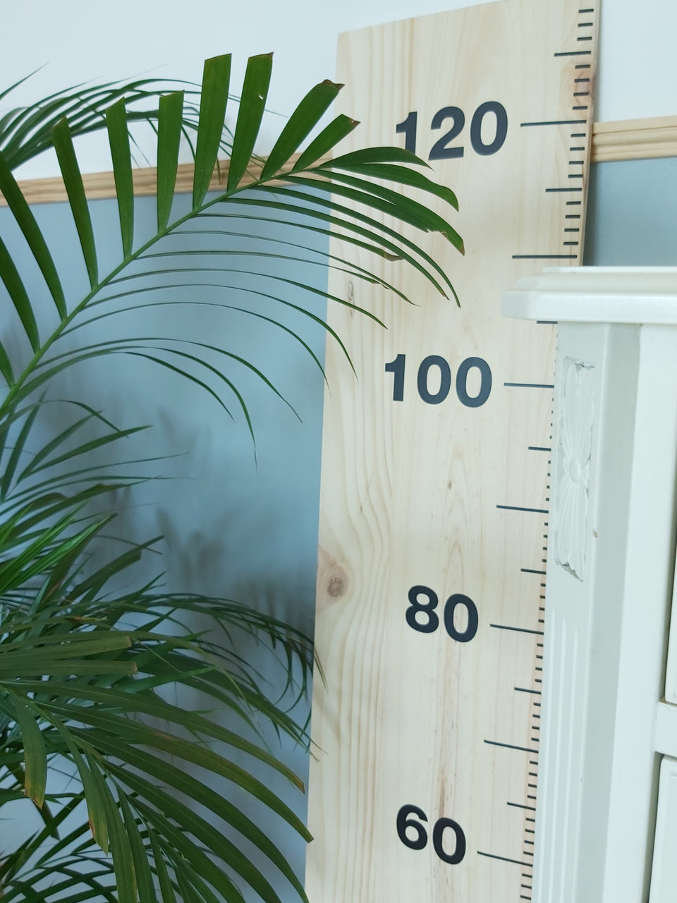 Régua de Crescimento - Madeira Natural