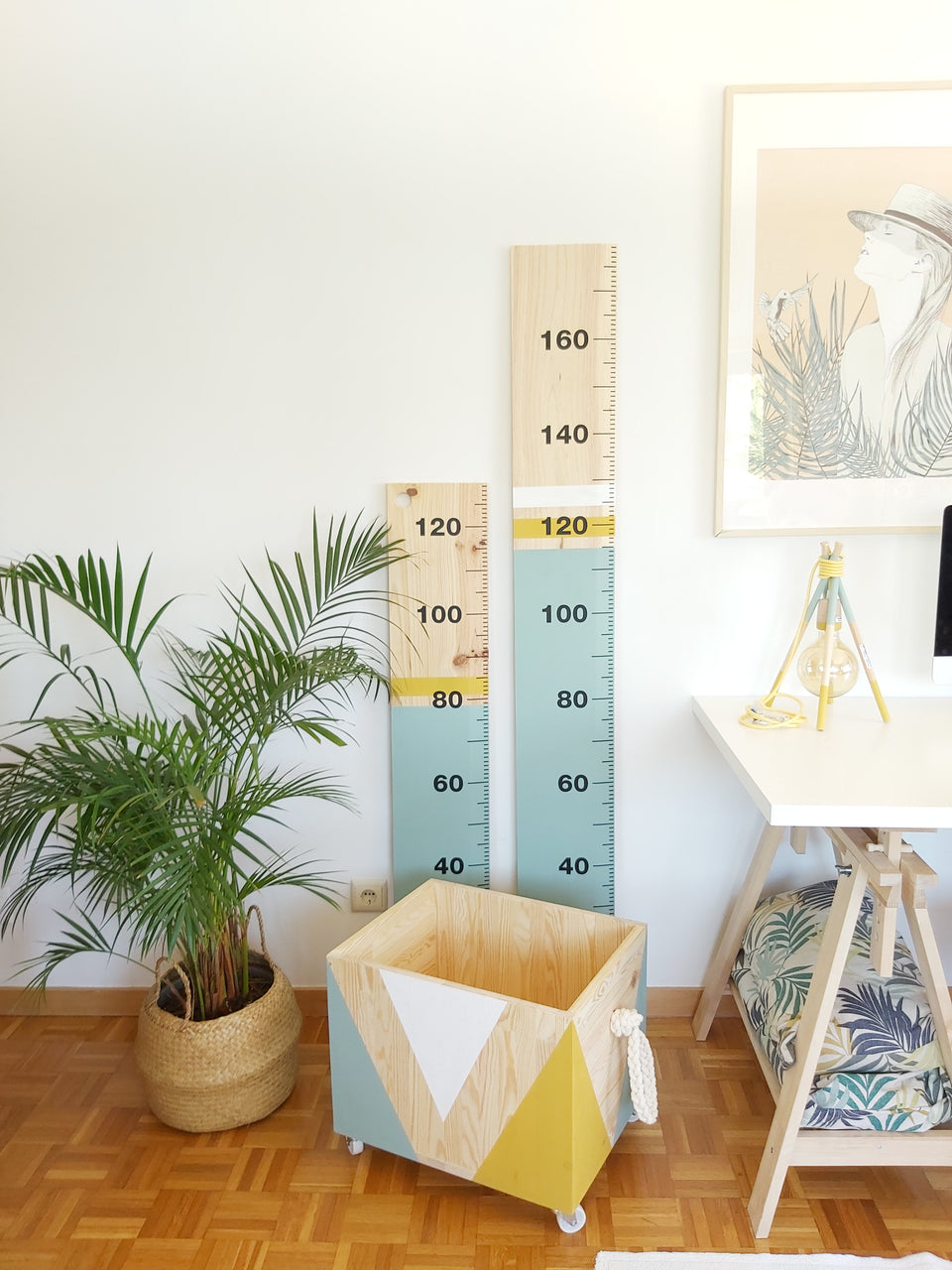 Wooden box -caixote arrumação - Trend