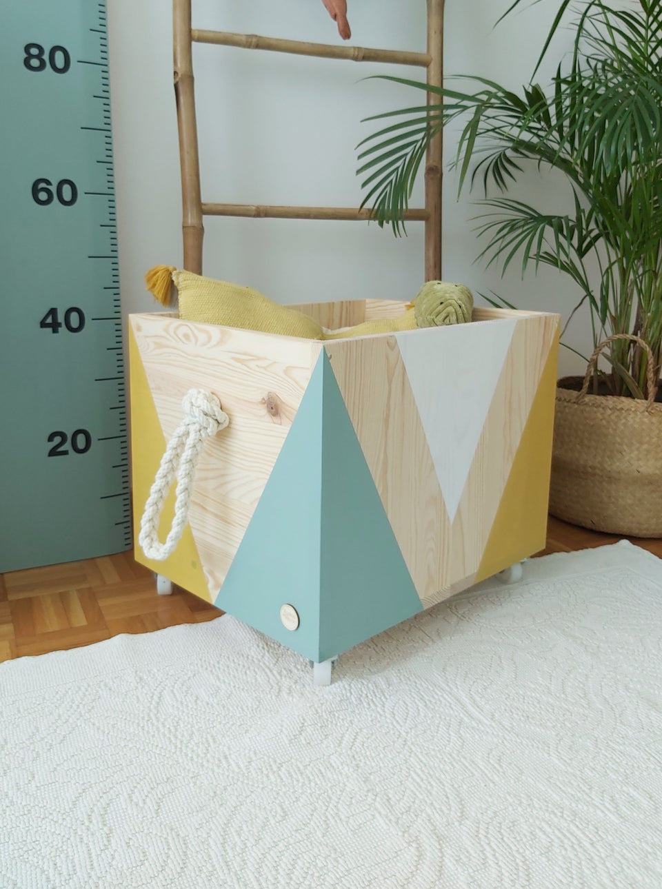 Wooden box -caixote arrumação - Trend