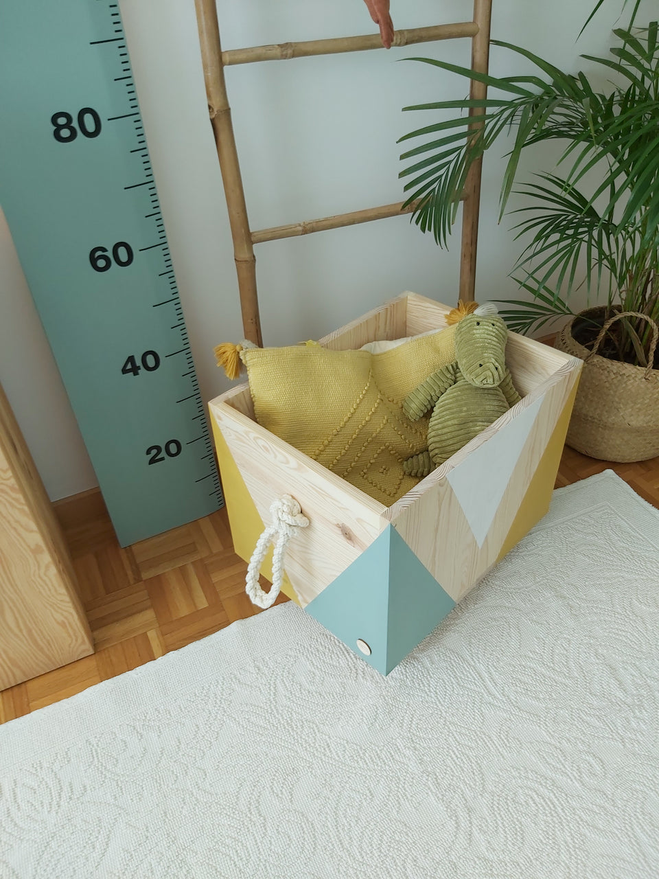 Wooden box -caixote arrumação - Trend