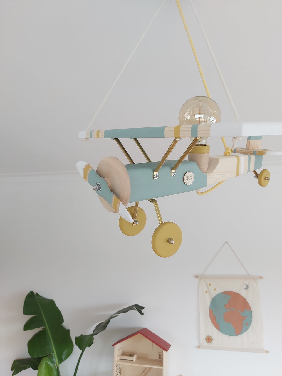 Candeeiro Avião Tecto Trend - Ceiling Airplane light Lamp Trend