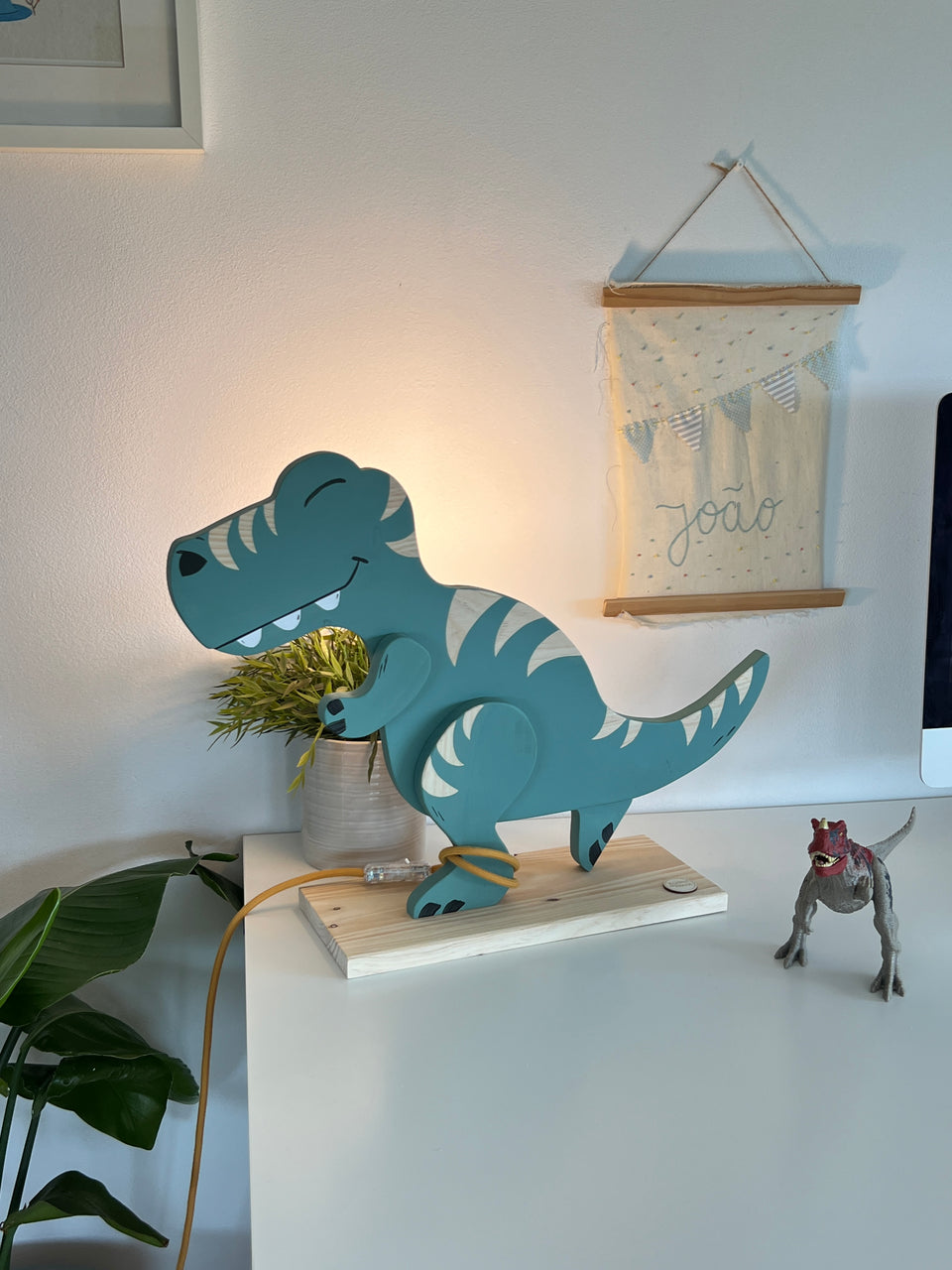Candeeiro "Dinossauro Rex" - Dinosaur Rex table lamp