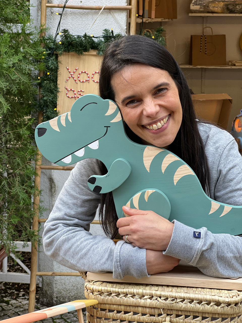 Candeeiro "Dinossauro Rex" - Dinosaur Rex table lamp