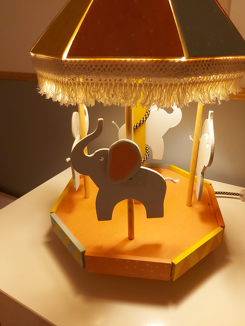 Candeeiro Carrossel Elefante  - Carousel Lamp Elefante