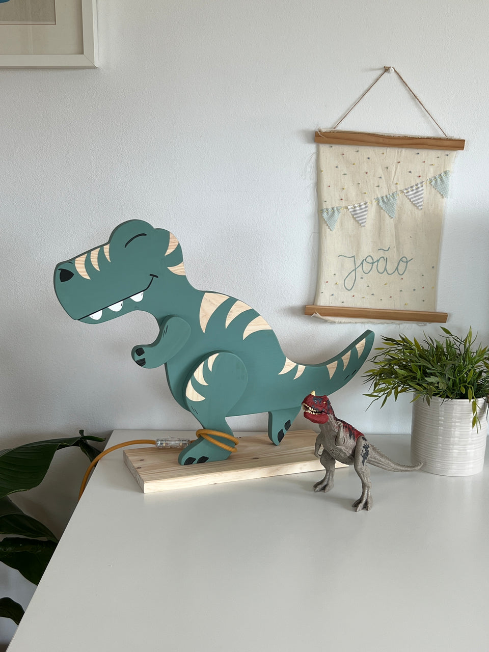 Candeeiro "Dinossauro Rex" - Dinosaur Rex table lamp